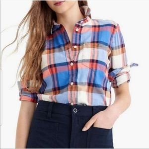 J. Crew Plaid Button Down The perfect fit